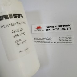 2200uF 450V ALT ÜST VİDALI RIFA KONDANSATÖR