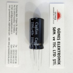 2200uF 63V TEL TEL BACAK CAPXON KONDANSATÖR