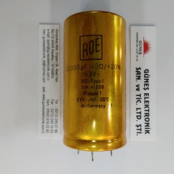 22000uF 63V 5PİN ROE KONDANSATÖR