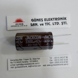 3300uF 63V DÖKME JACKCON KONDANSATÖR