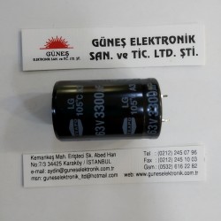 3300uF 63V SNAP DÖKME TEAPO KONDANSATÖR