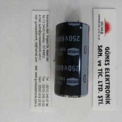680uF 250V SNAP TEAPO KONDANSATÖR 680uF 250V SNAP TEAPO KONDANSATÖR