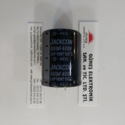 680uF 400V SNAP JACKCON KONDANSATÖR 680uF 400V SNAP JACKCON KONDANSATÖR