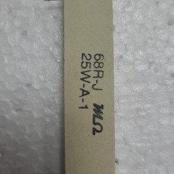 68R 25W TAŞ DİRENÇ 75X16X8 RM:65MM 