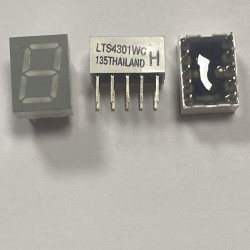 LTS-4301WC Displays 7 Segment KIRMIZI 6mmx10mm  LITEON