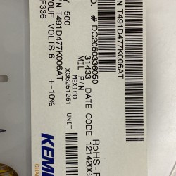 T491D477K006AT CAP.TANTAL 470UF 6V3 10% D CASE (7343) SMD